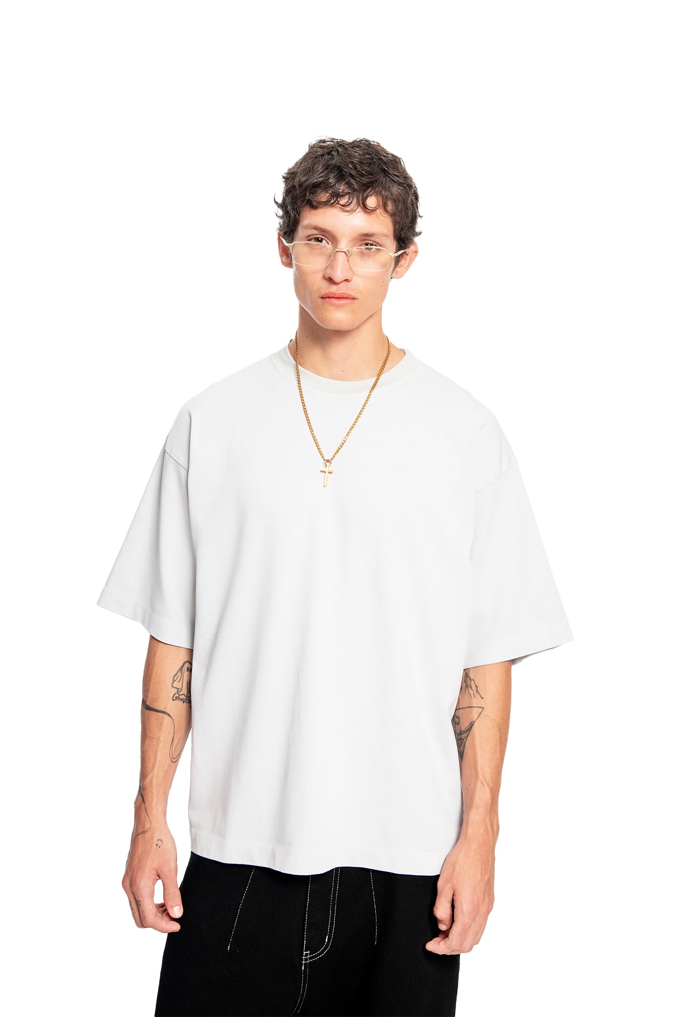 Heavyweight Oversized Tee - Glacier Blue