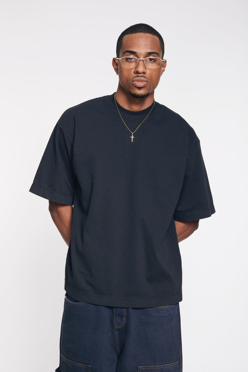Heavyweight Oversized Tee - Washed Blue