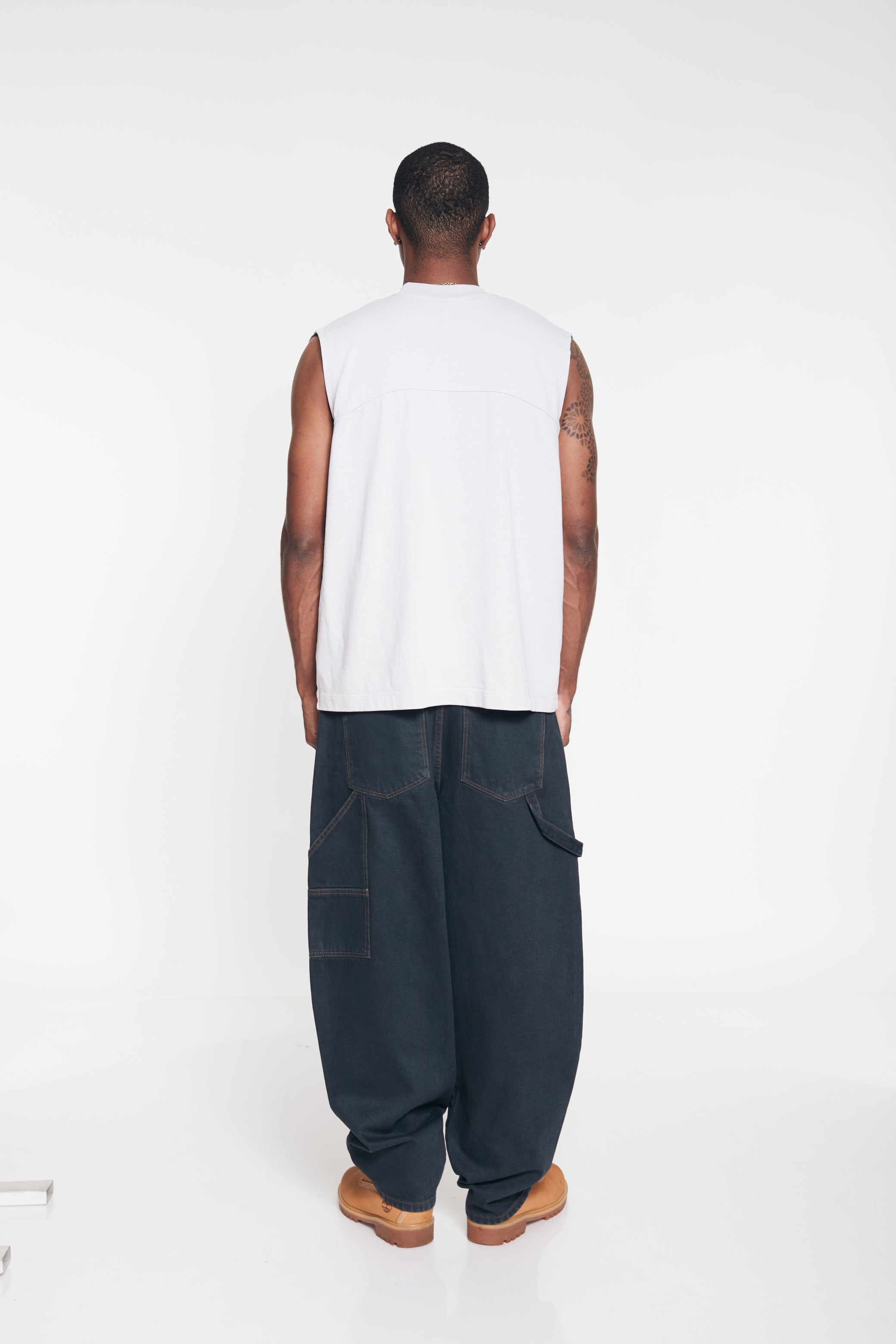 Camiseta HeavyWeight Manga Cero - Glacier Blue