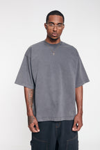 Heavyweight Oversized Tee - Washed Grey