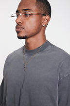 Heavyweight Oversized Tee - Washed Grey