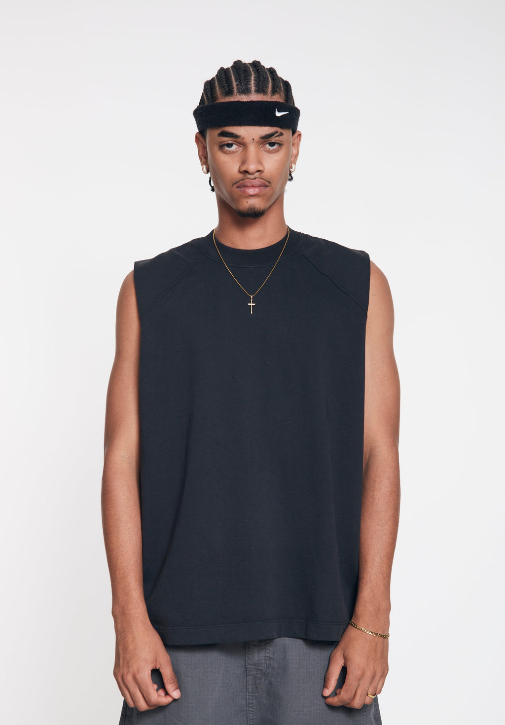 Camiseta HeavyWeight Manga Cero - Washed Blue