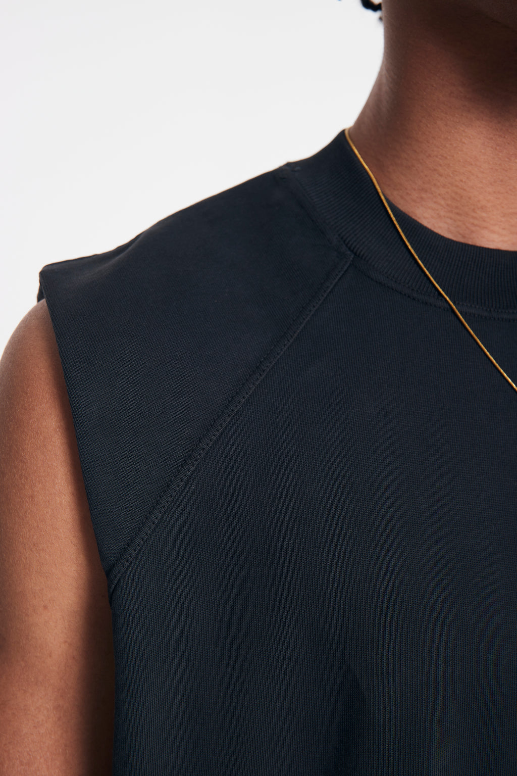 Camiseta HeavyWeight Manga Cero - Washed Blue