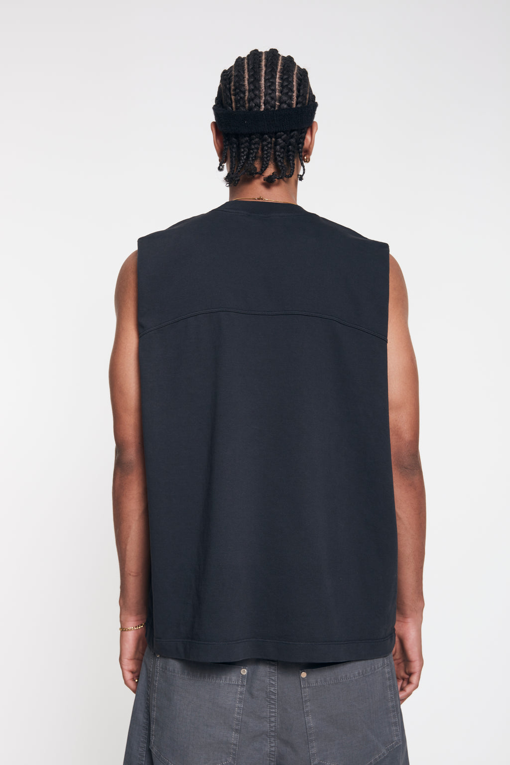 Camiseta HeavyWeight Manga Cero - Washed Blue