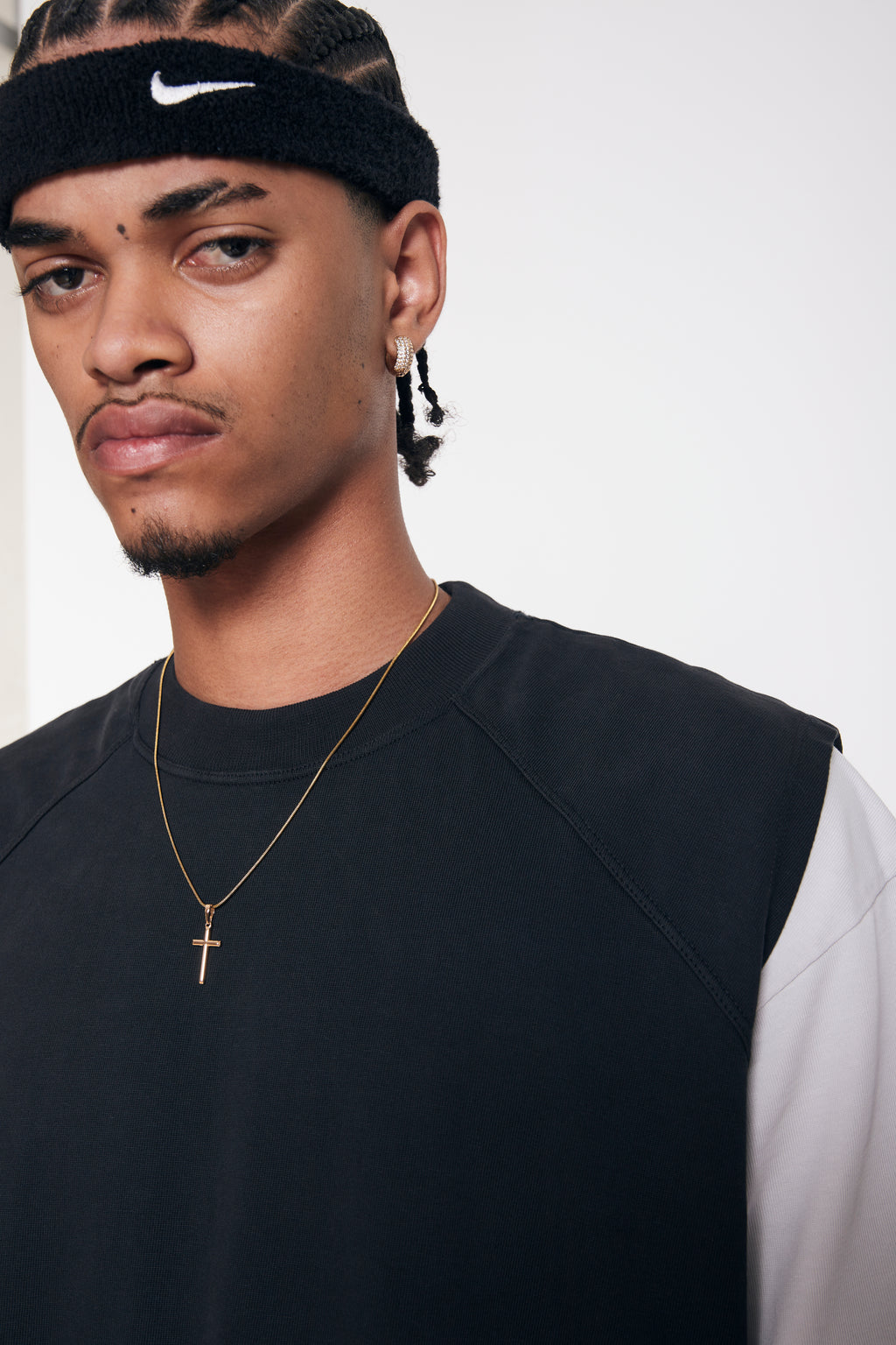 Camiseta HeavyWeight Manga Cero - Washed Blue