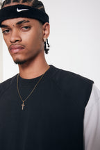 Camiseta HeavyWeight Manga Cero - Washed Blue