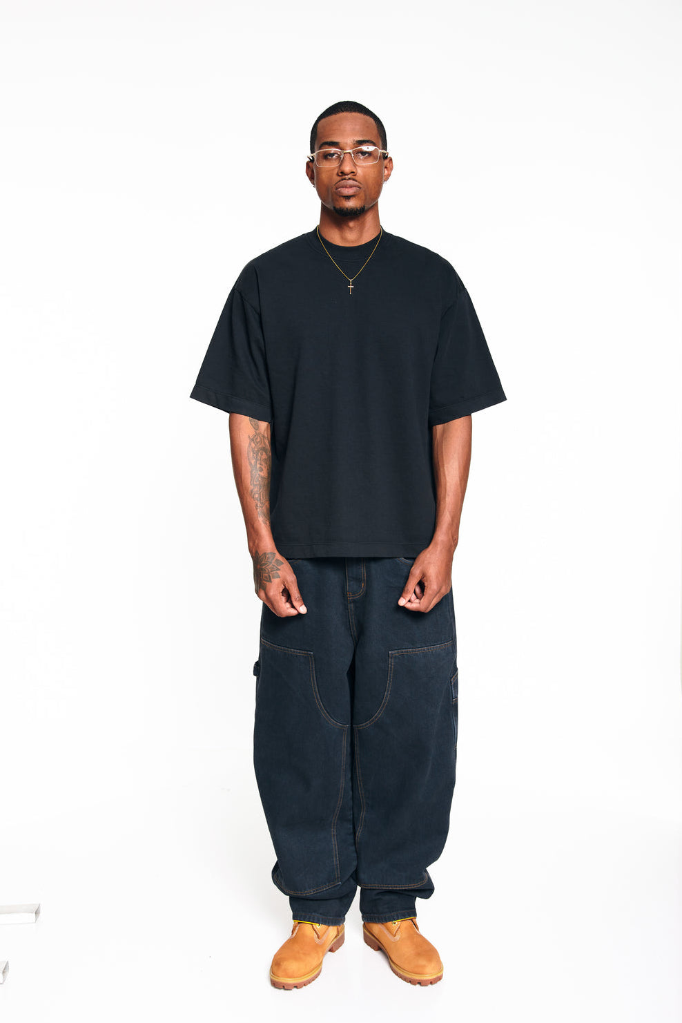 Heavyweight Oversized Tee - Washed Black