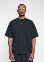 Heavyweight Oversized Tee - Washed Black