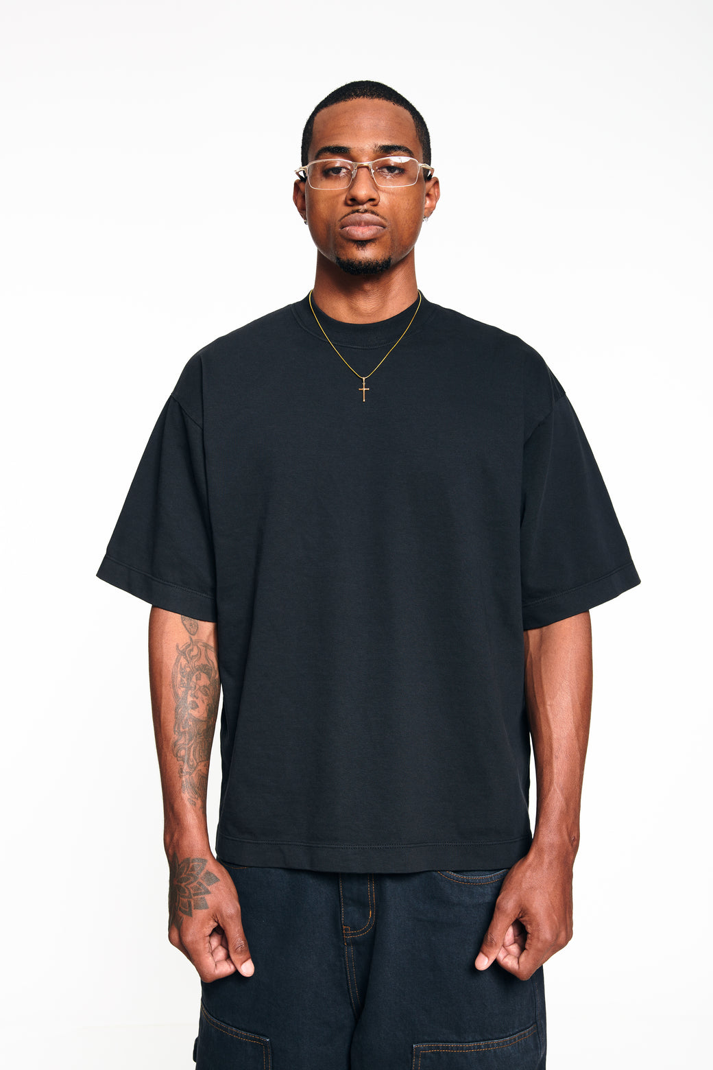 Heavyweight Oversized Tee - Washed Black