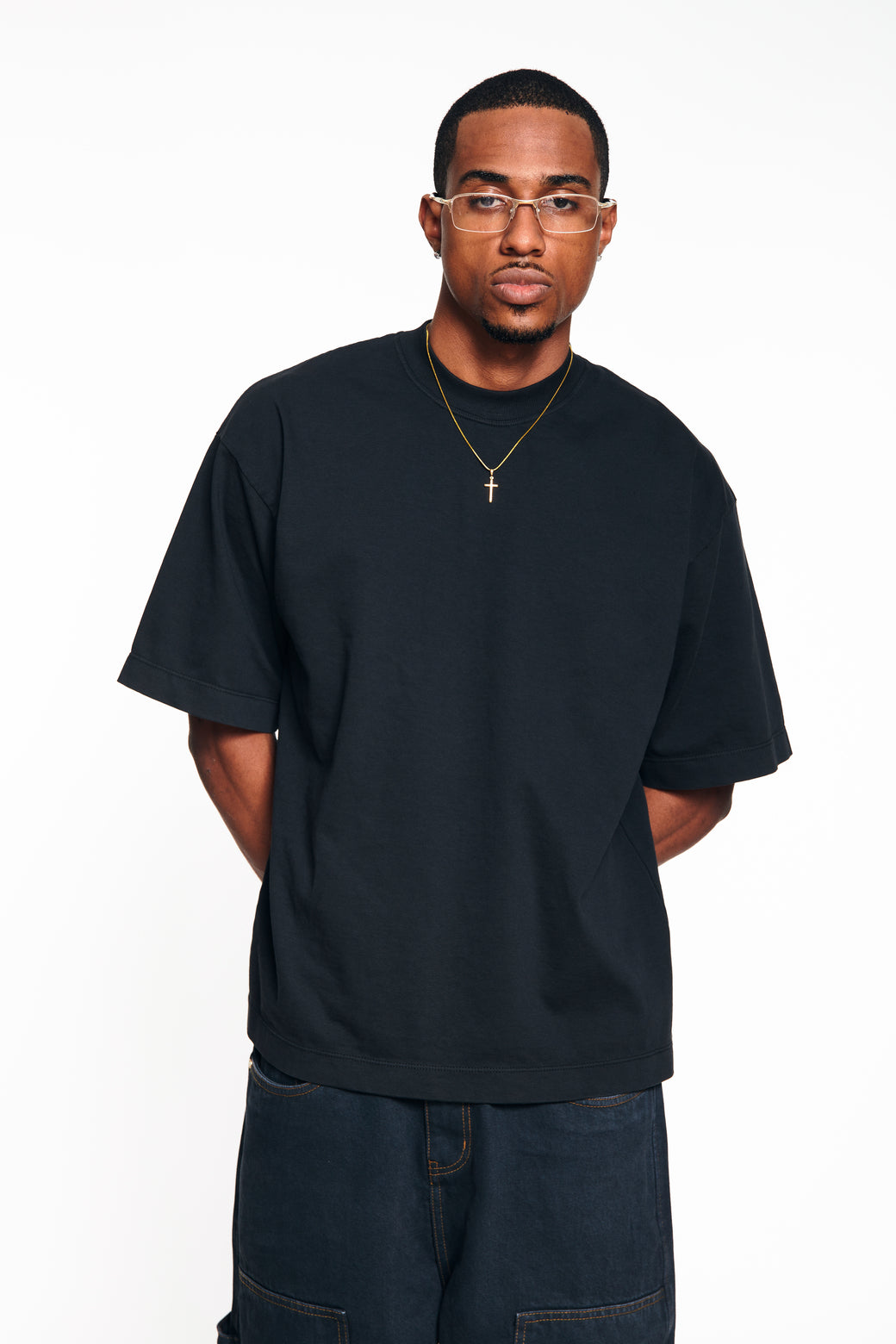 Heavyweight Oversized Tee - Washed Black