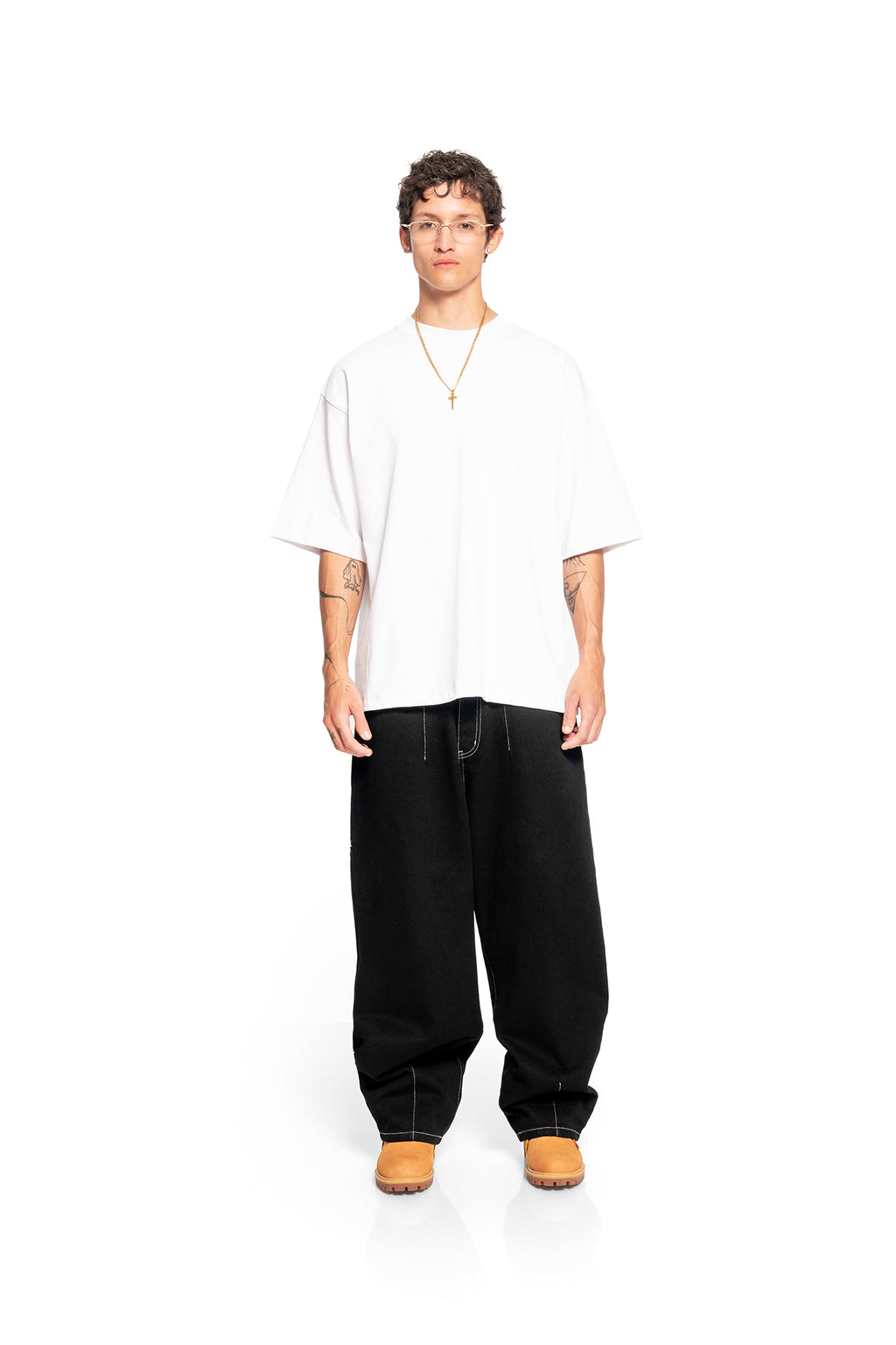 Heavyweight Oversized Tee - Washed White