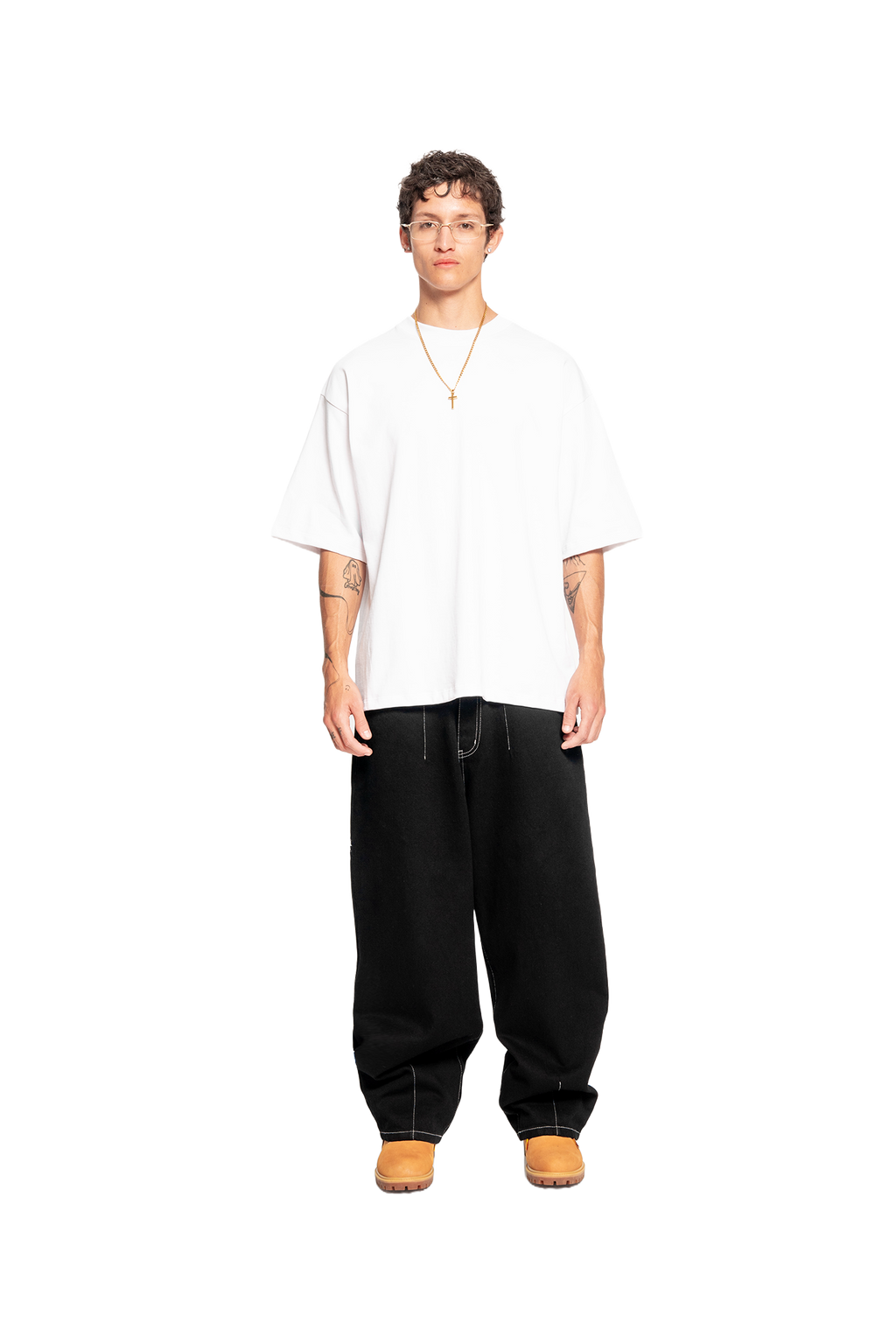 Middleweight Oversized Tee - Washed White