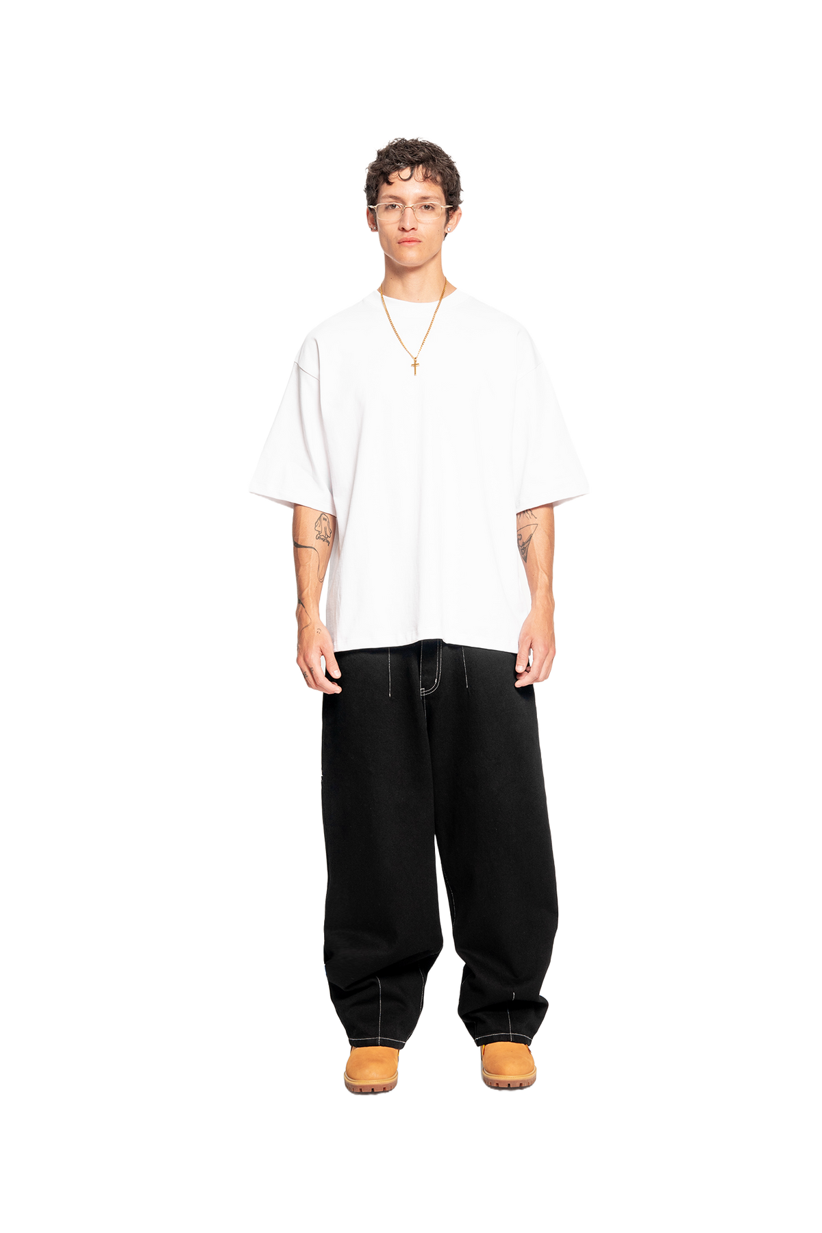 Middleweight Oversized Tee - Washed White