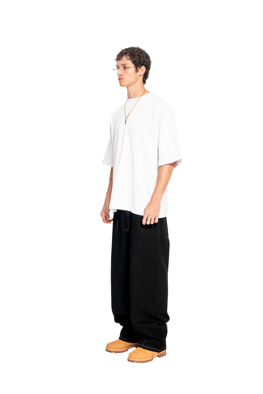 Middleweight Oversized Tee - Washed White