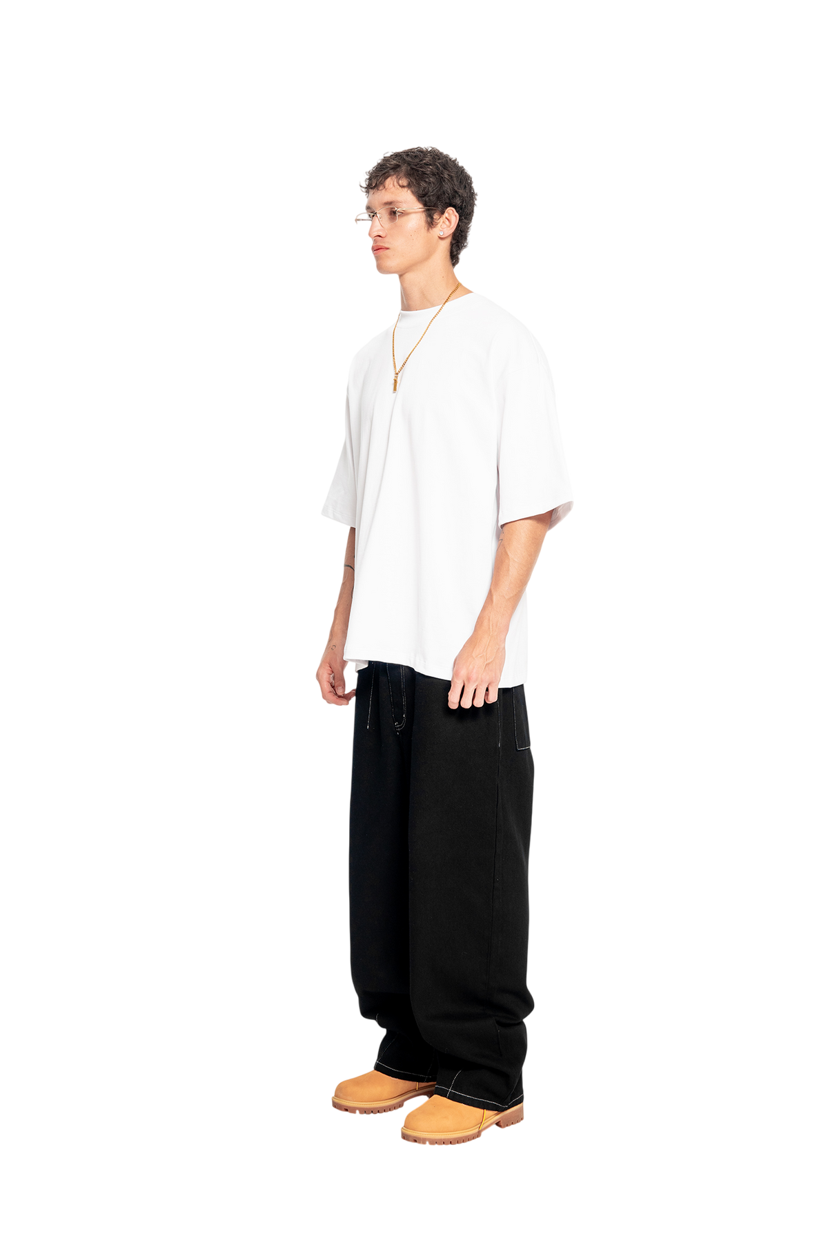 Middleweight Oversized Tee - Washed White