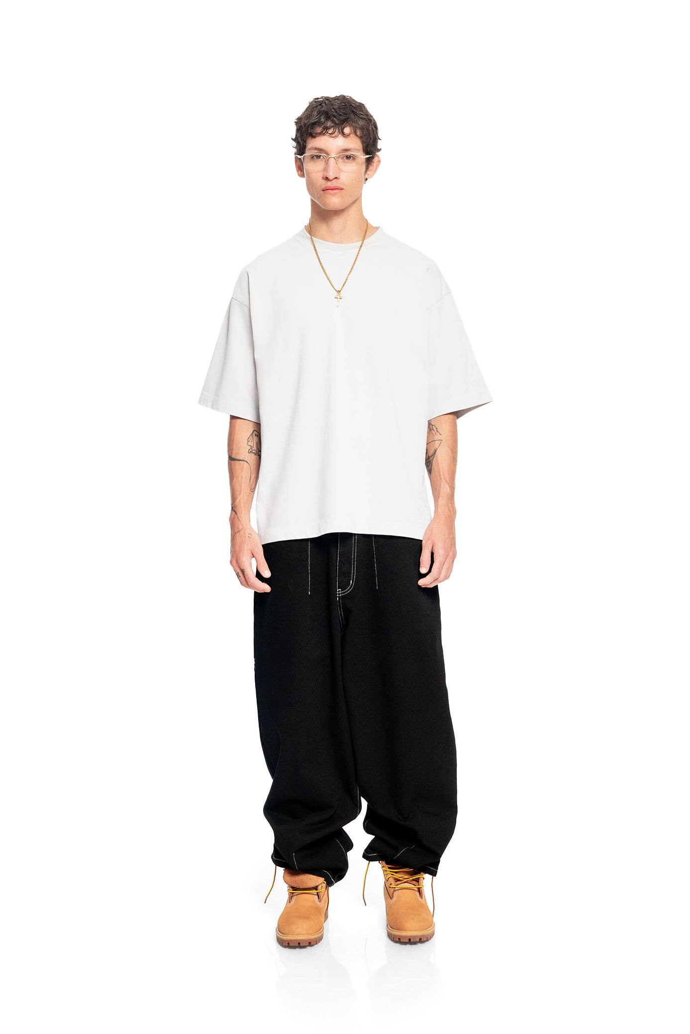 Heavyweight Oversized Tee - Glacier Blue