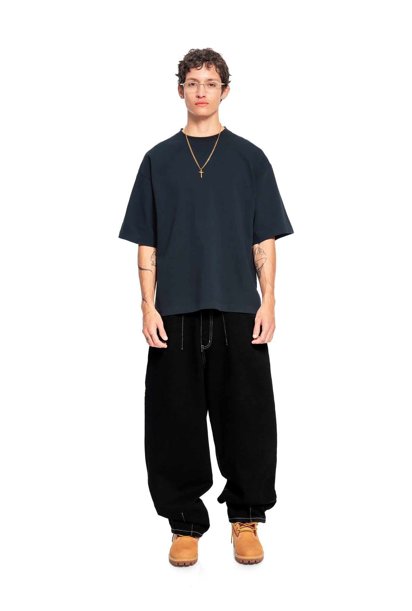 Heavyweight Oversized Tee - Washed Blue