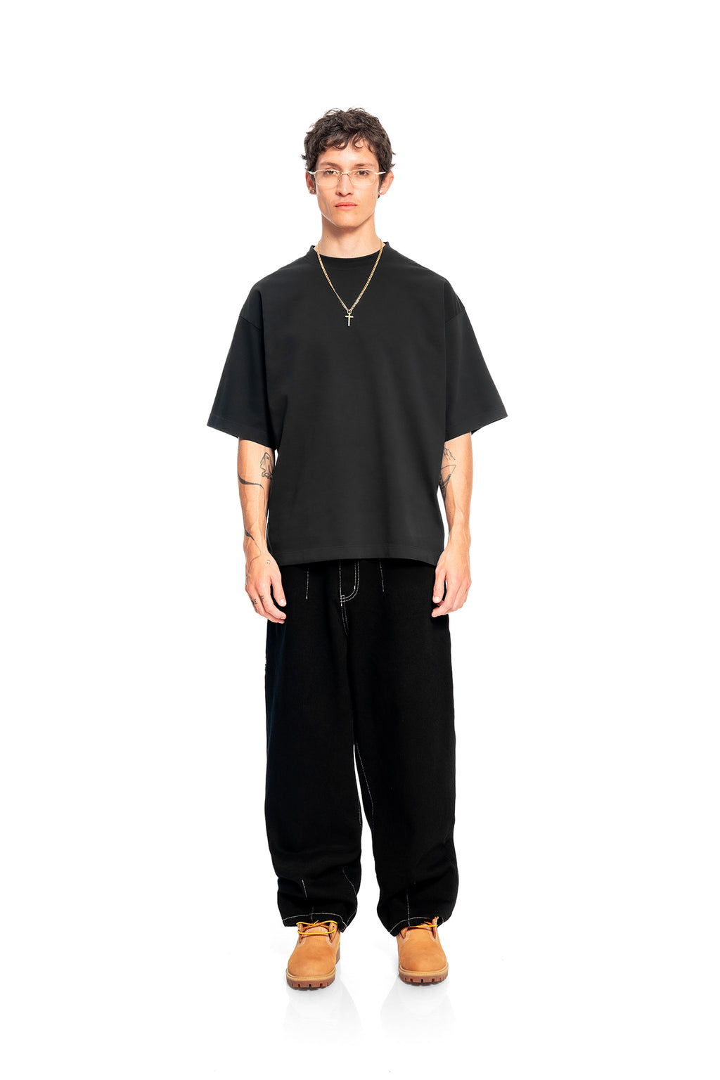 Heavyweight Oversized Tee - Washed Black
