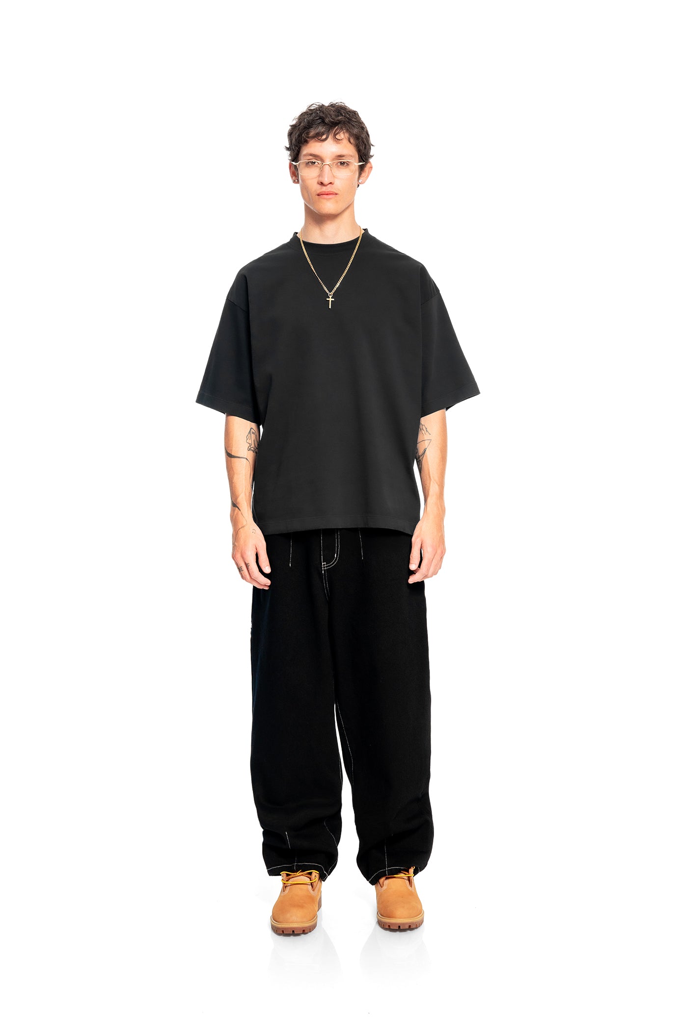 Heavyweight Oversized Tee - Washed Black