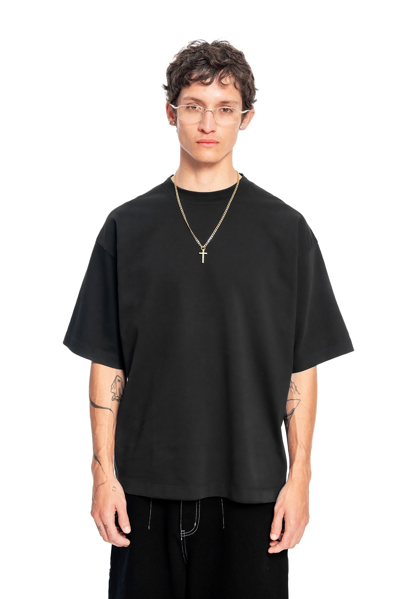 Heavyweight Oversized Tee - Washed Black