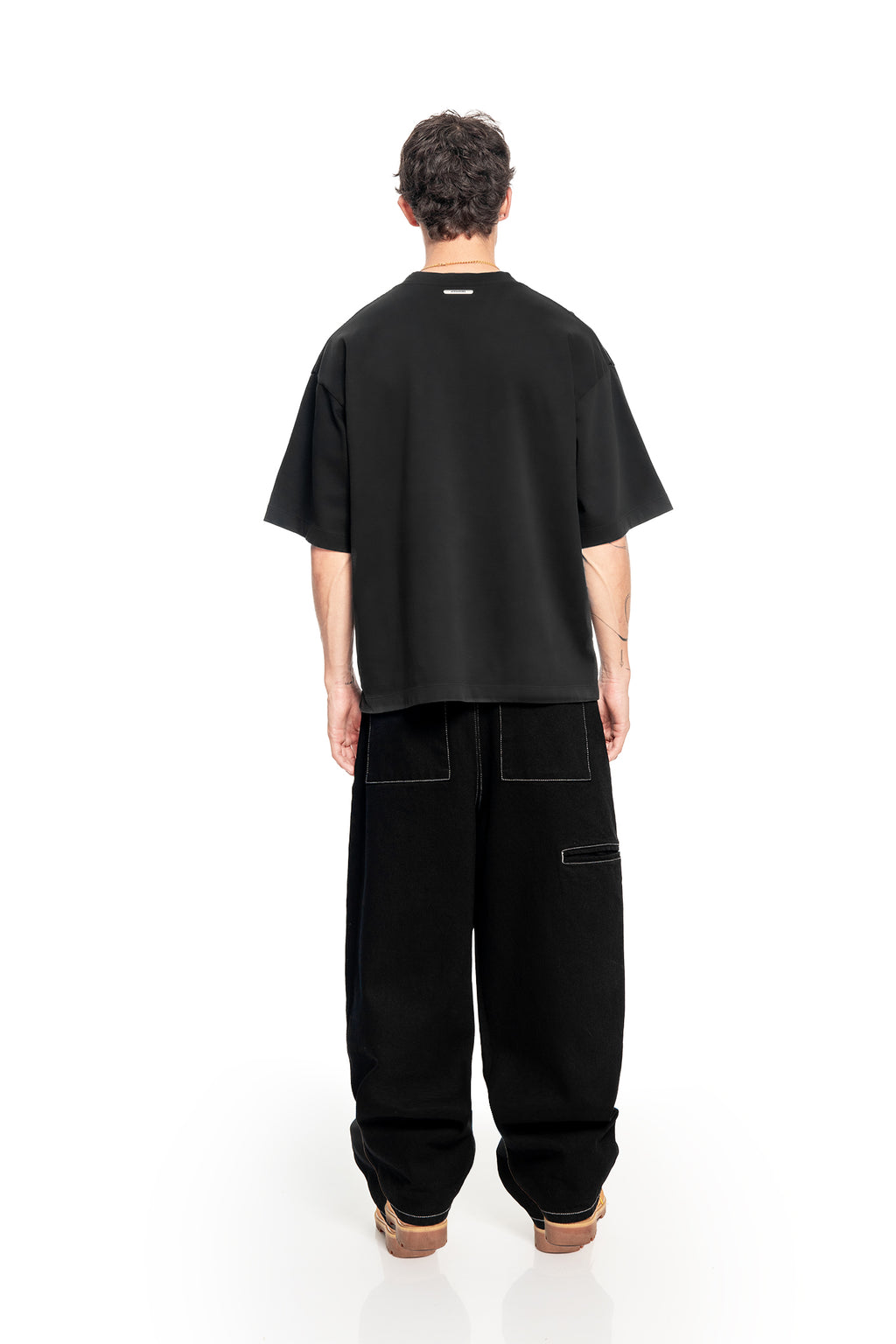 Heavyweight Oversized Tee - Washed Black