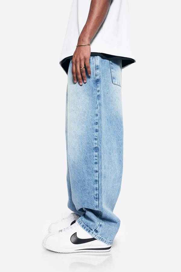 Denim Baggy Jeans - Light Blue