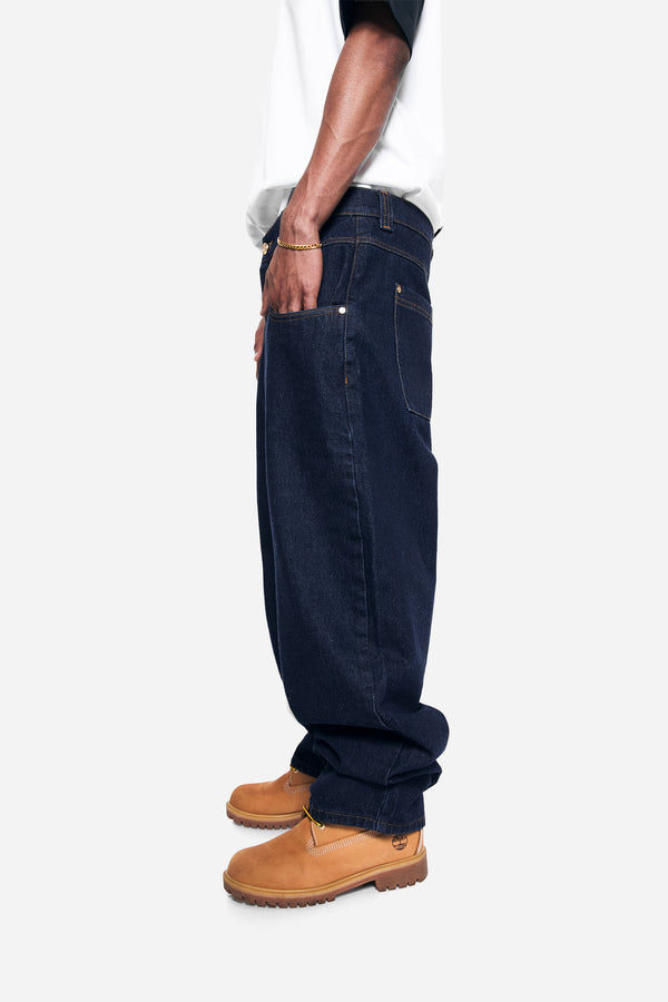 Denim Baggy Jeans - Índigo Blue