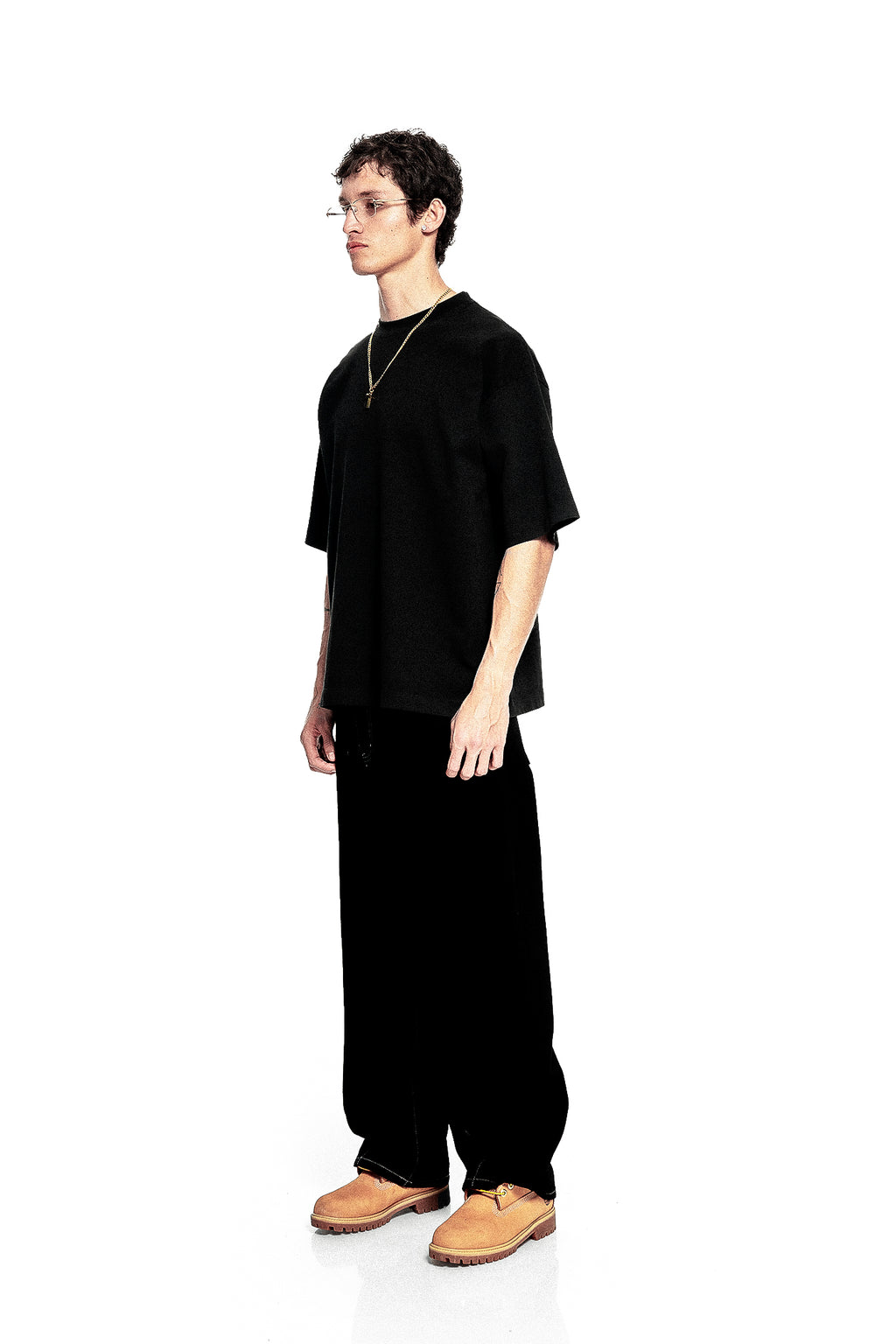 Middleweight Oversized Tee - Full Black