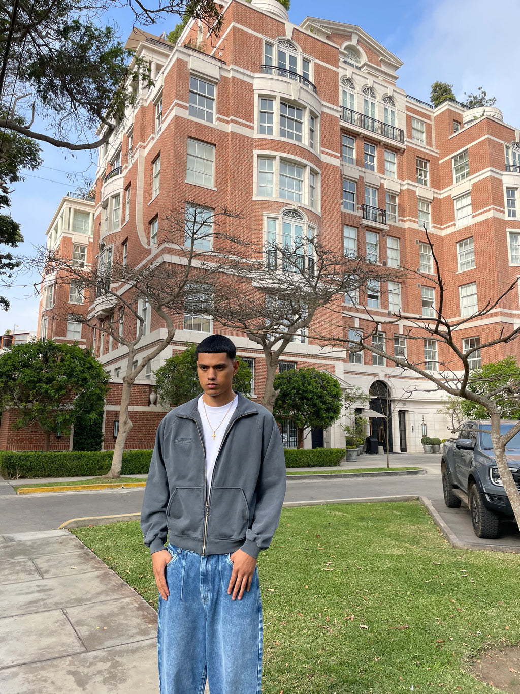 HeavyWeight Zipper - Washed Grey