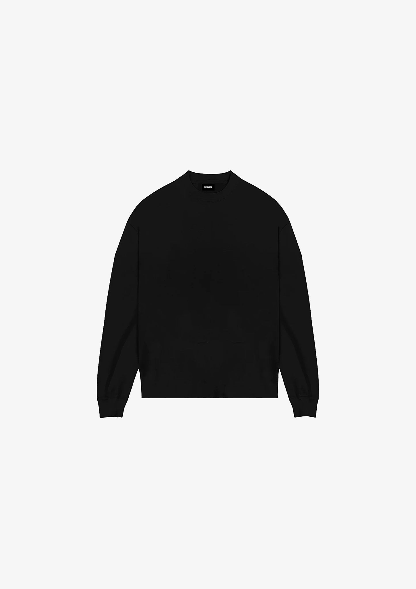 Heavy long sleeve t-shirt - Negro premium