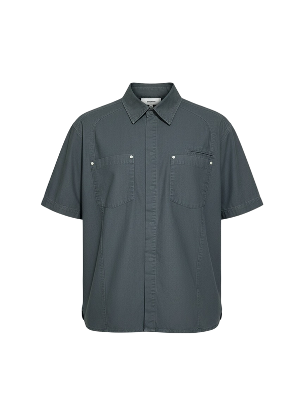 Camisa Cargo - Washed Grey