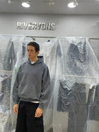 HeavyWeight Hoodie - washed Grey
