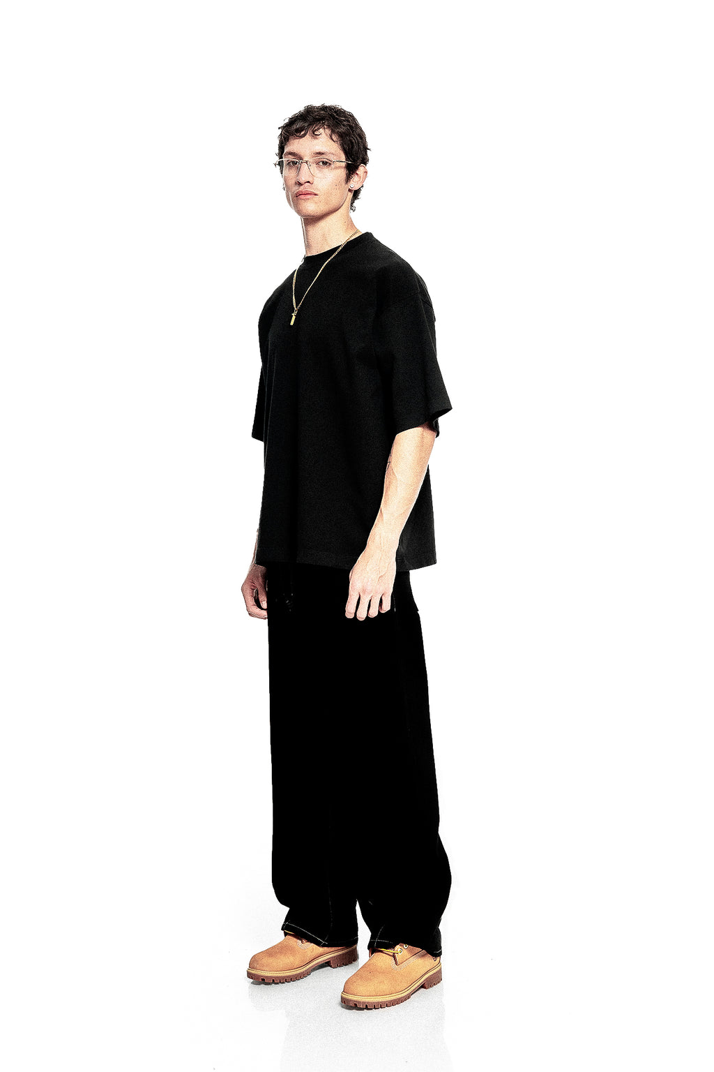 Middleweight Oversized Tee - Full Black