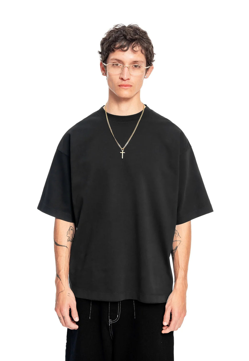 Middleweight Oversized Tee - Washed Black