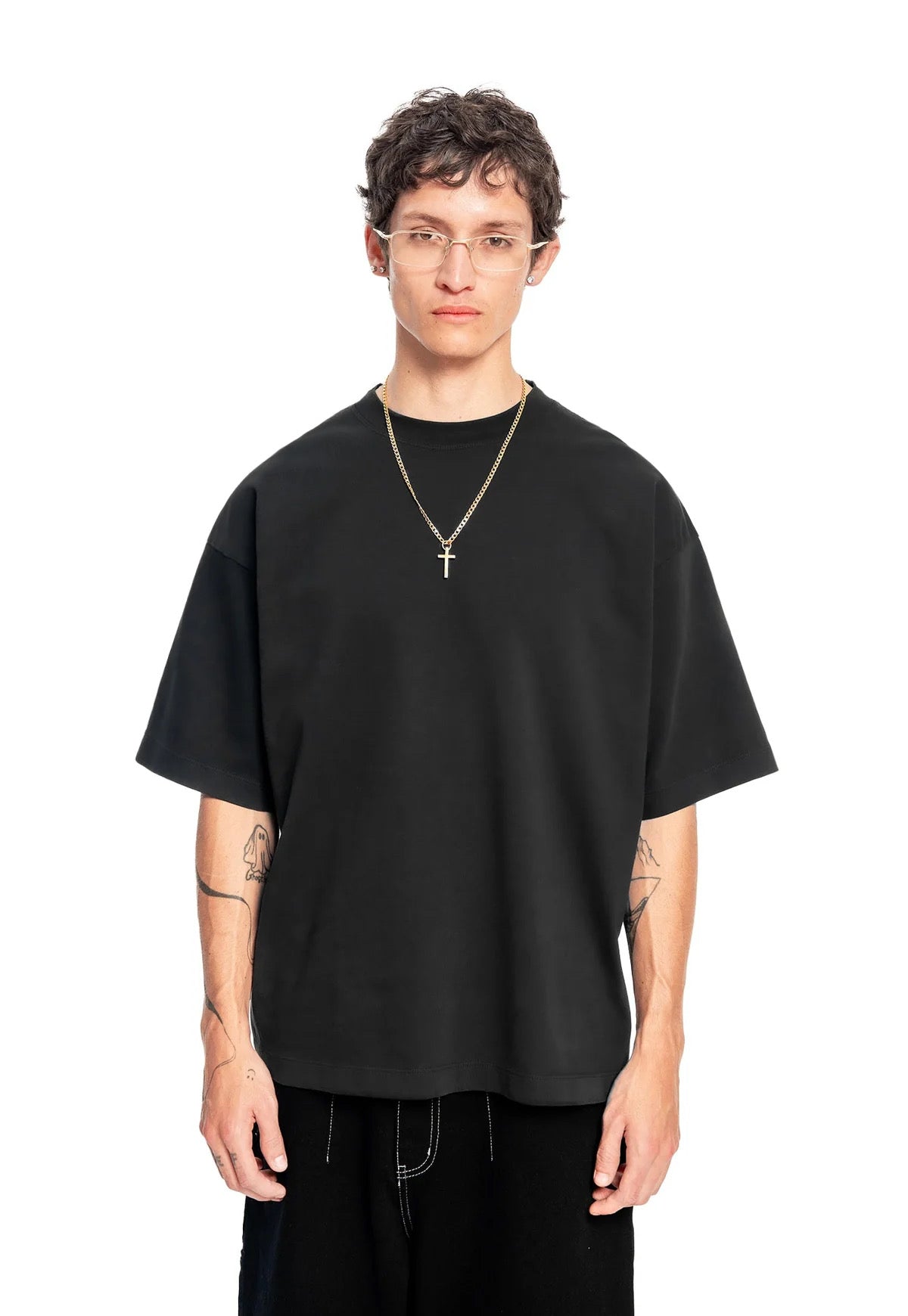 Middleweight Oversized Tee - Washed Black