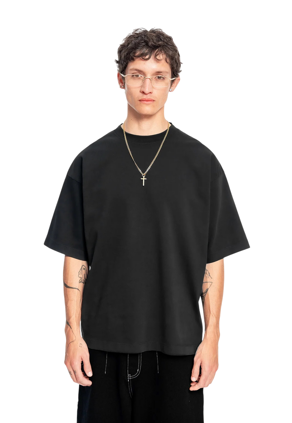 Middleweight Oversized Tee - Washed Black