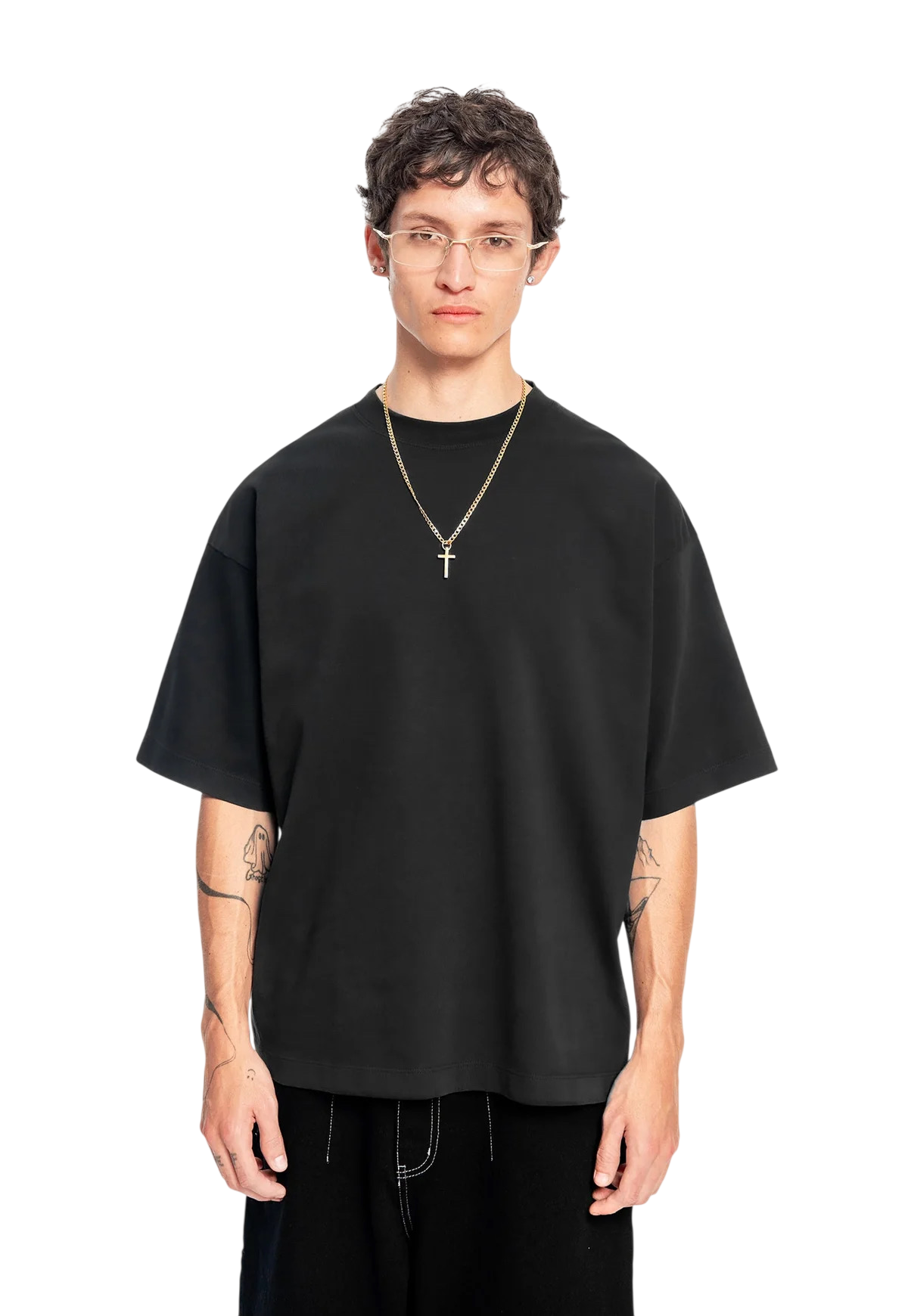 Middleweight Oversized Tee - Washed Black