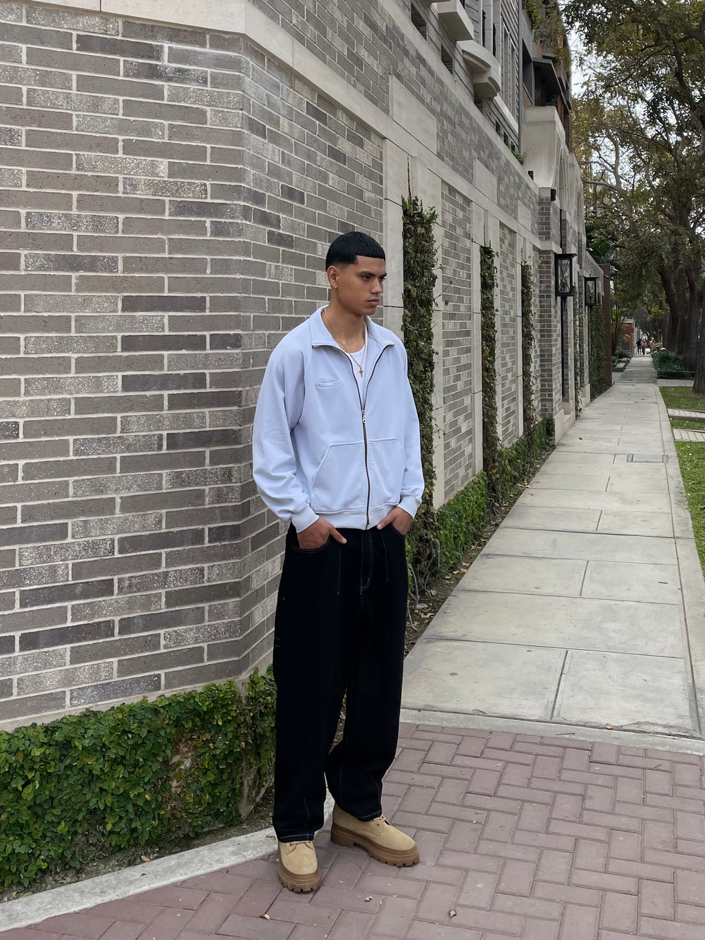 HeavyWeight Zipper - Glacier Blue