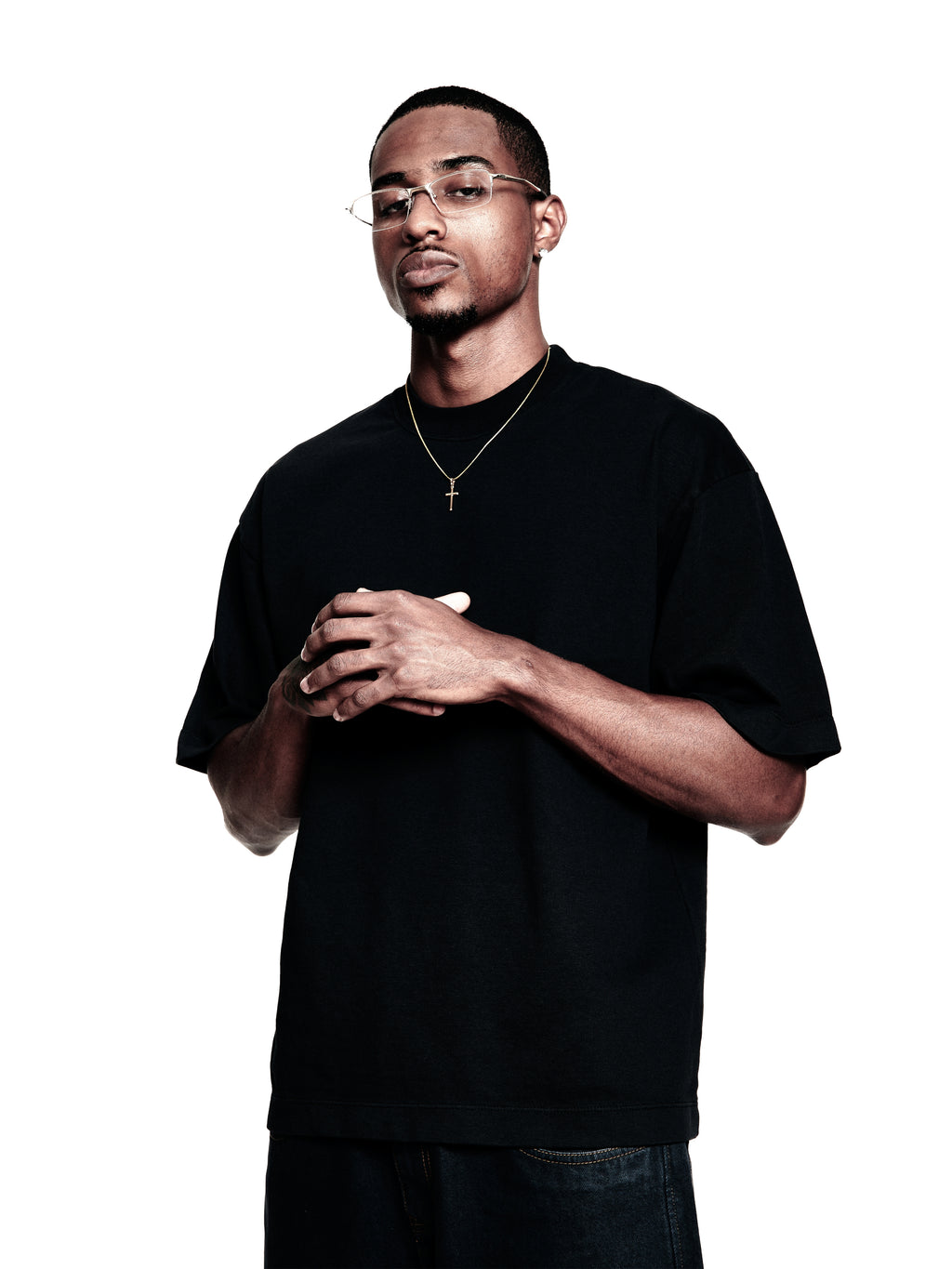 Middleweight Oversized Tee - Full Black