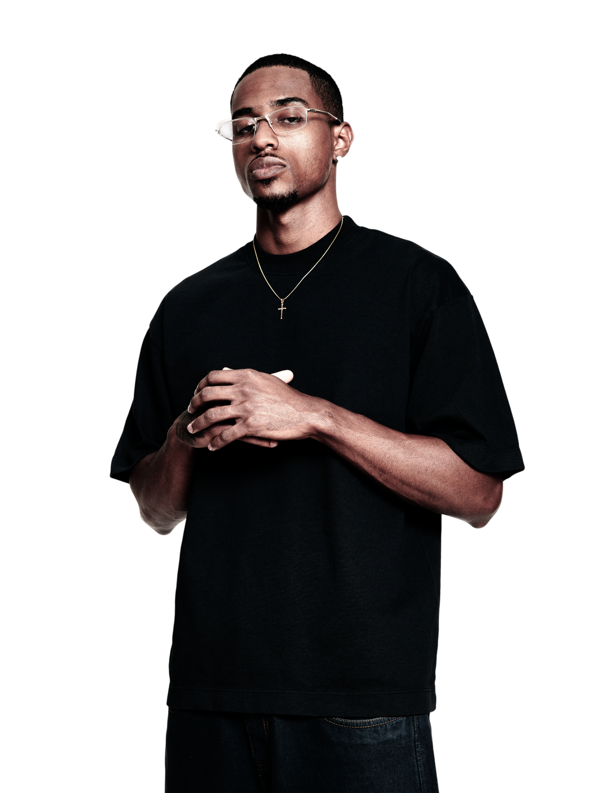 Middleweight Oversized Tee - Full Black