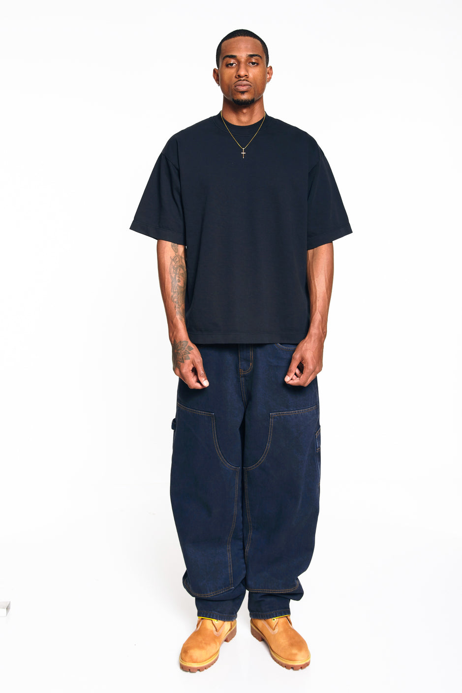 Heavyweight Oversized Tee - Washed Blue