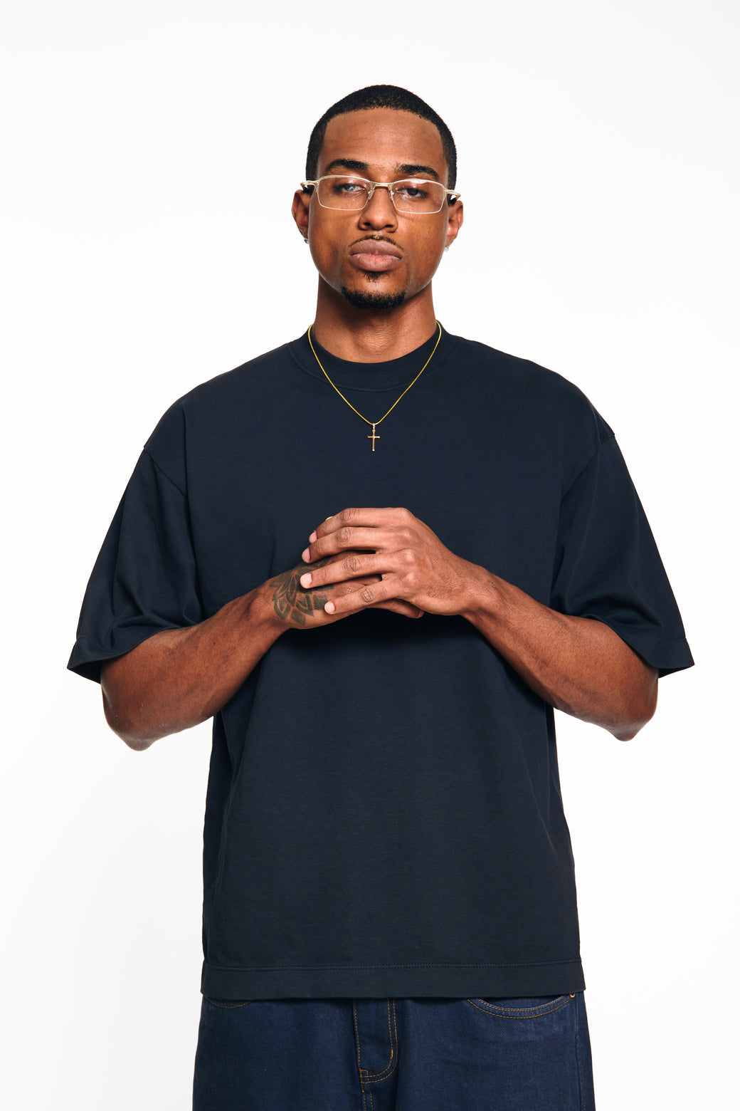 Heavyweight Oversized Tee - Washed Blue