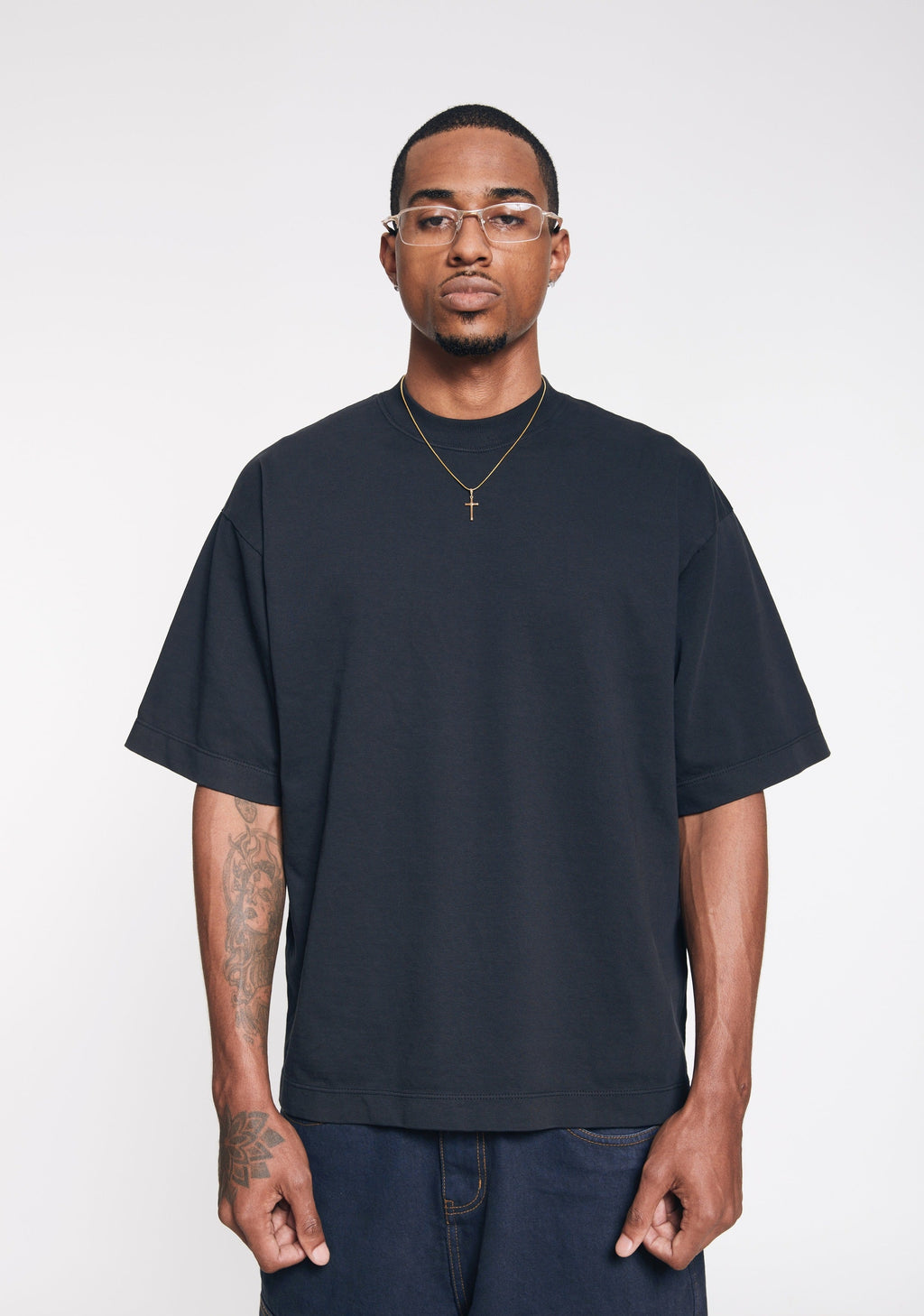 Heavyweight Oversized Tee - Washed Blue