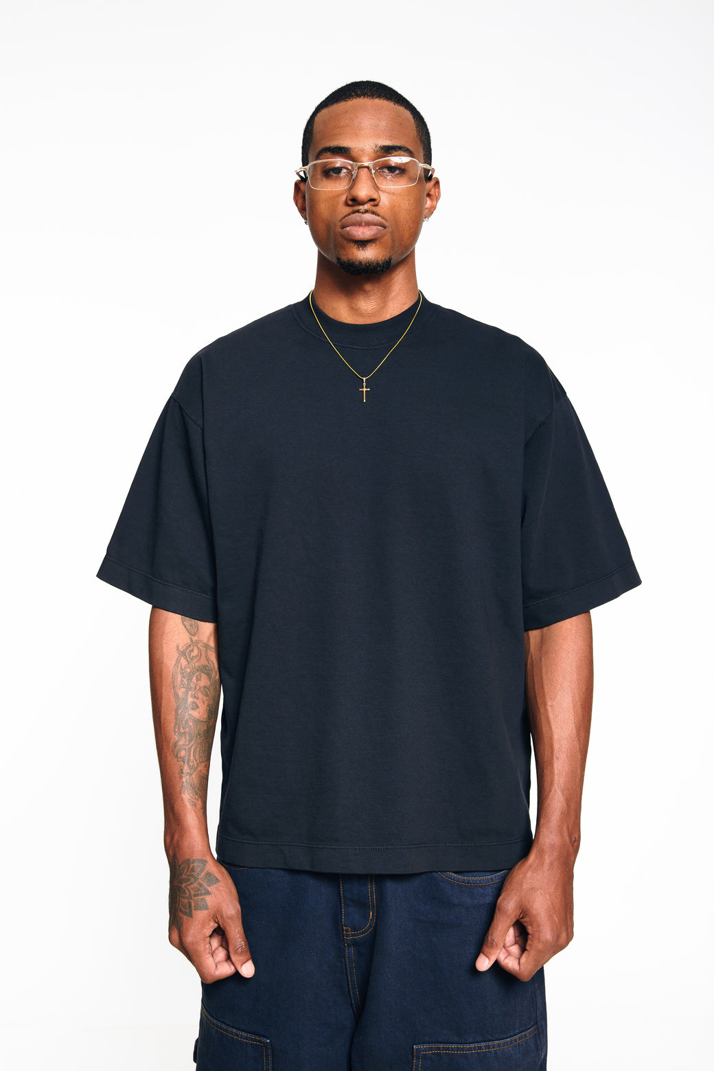 Heavyweight Oversized Tee - Washed Blue