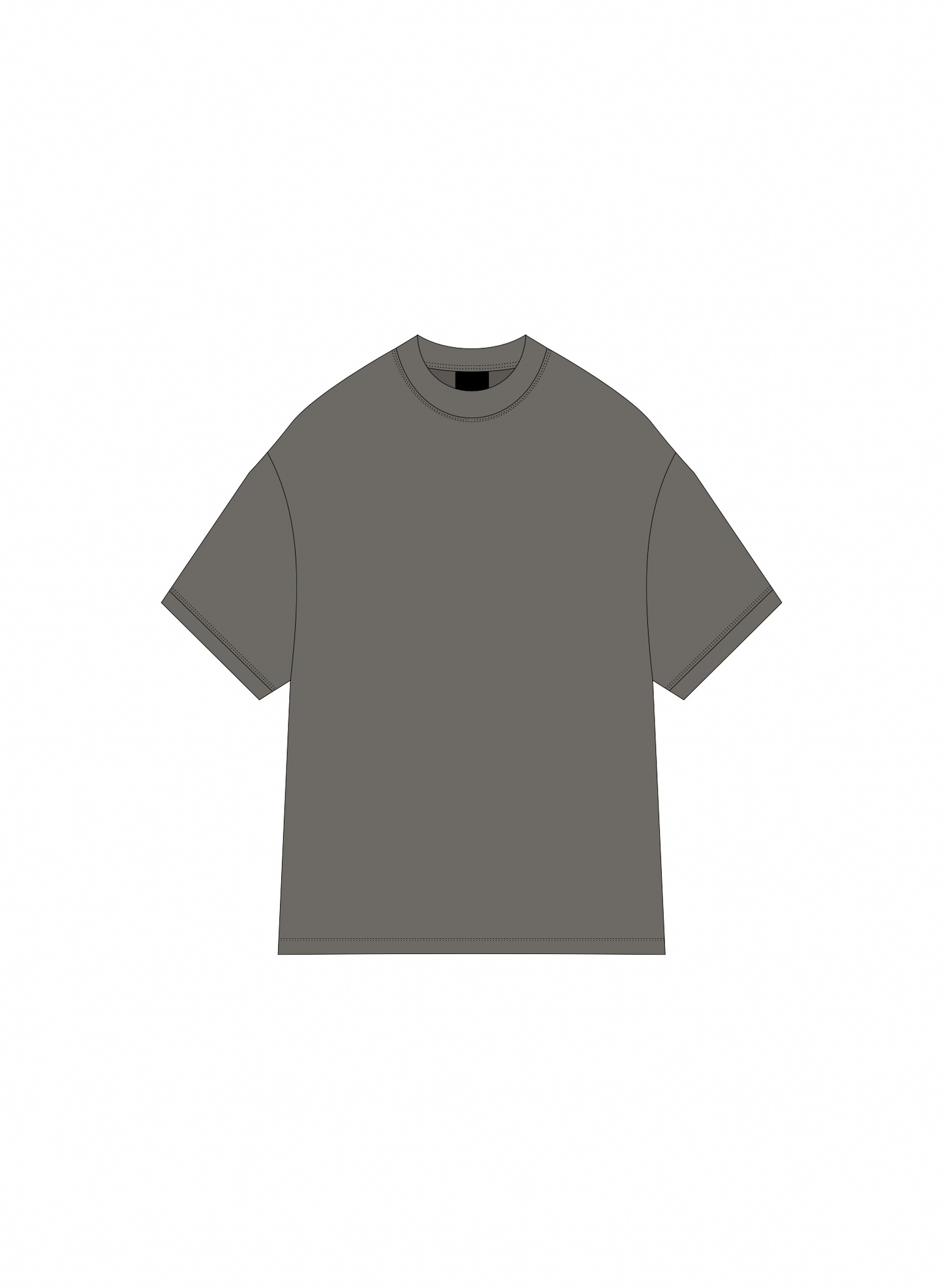 Polo negro basico sales