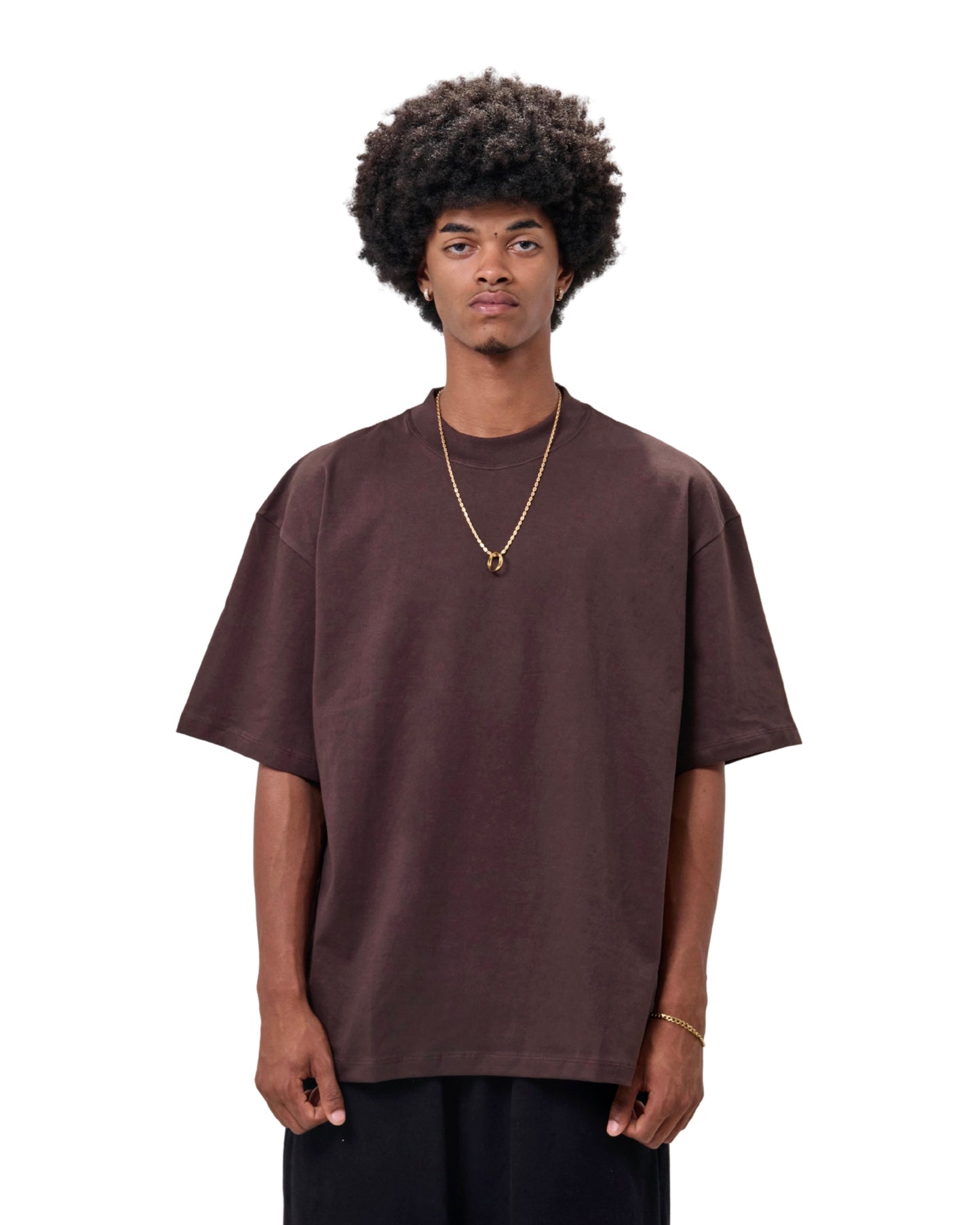 Polo Oversized - Marrón premium