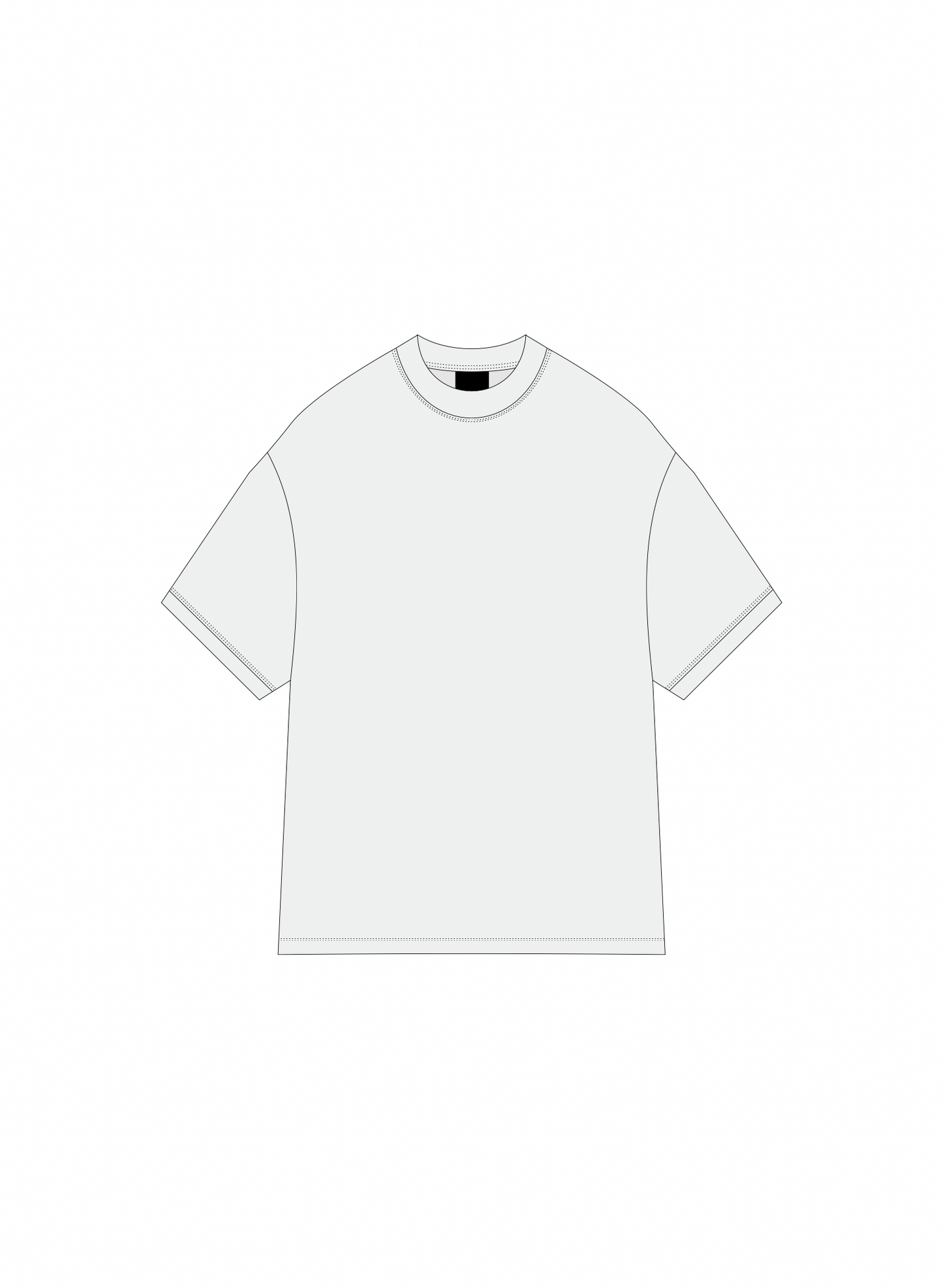 Basic Premium oversized fit / Blanco de Exportación