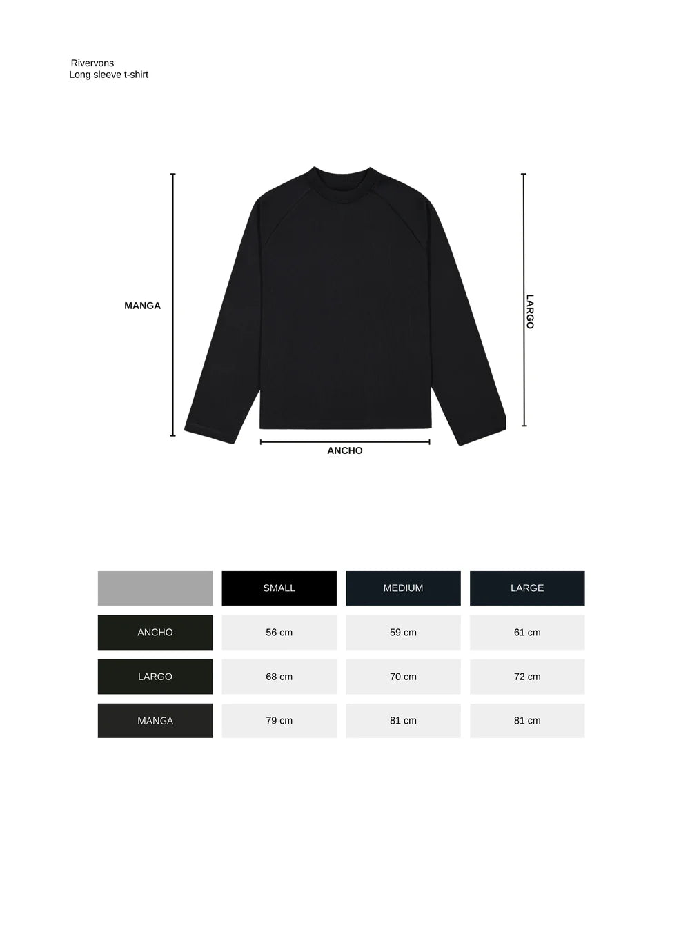 Long sleeve t-shirt - Marrón premium