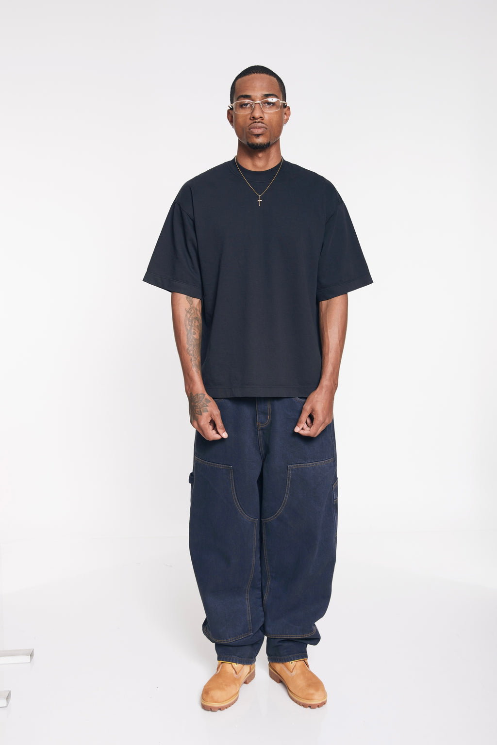 Heavyweight Oversized Tee - Washed Blue