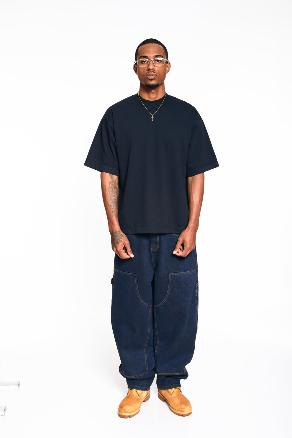 Heavyweight Oversized Tee - Washed Blue